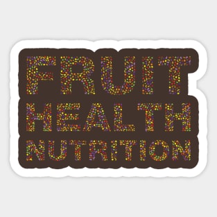 Shoppers Daddy Fruit Health Nutrition Sticker